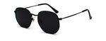 Kachawoo vintage gold sunglasses men square metal frame