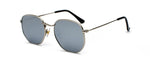 Kachawoo vintage gold sunglasses men square metal frame