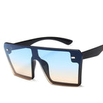 Flat Top Oversize Square Sunglasses